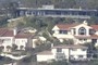 Houses overlook the ocean