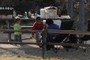 family at campsite