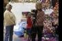 Grandma talks to the girls with Gigapan waiting