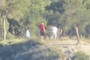 Niños jugando detrás del Cementerio
