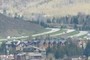 cars coming into the valley