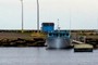 Fishing boat in harbour
