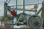 Antique drilling rig