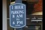 Parking sign