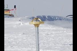 Marker for the Geographic South Pole 