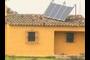 Casa con placa solar
