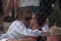 Kissing at the races