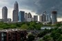 Skyline with storm