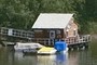 House in river