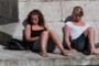 sitting in the sun