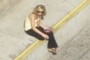 She looks lonely