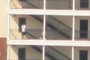 on the balcony