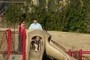 Kid on the slide
