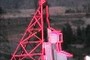 Lighted headframe - Mountain Con 1 mile deep