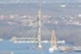 Megyeri Bridge under construction
