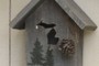 Entrance to birdhouse...