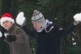 Snow in the face