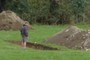 River channel trench