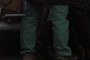 George's green jeans