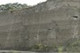 Displaced blocks by normal faults