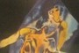 detail from "women in blue and orange"