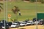 Man Playing golf