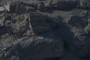 Layered rock