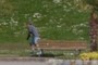 Man rollerblading.