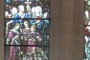 Stained glass depiction of biblical story