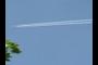 airoplane and contrail