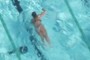 In the pool
