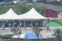 Many peoples in a park