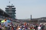 Turn 4 infield's front stretch view at Indy