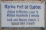 Entrée de la Marina du Port de Québec