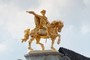 the golden statue