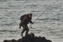 West Angle Bay fisherman