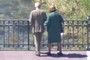Seniors overlooking the river