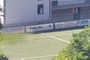 Banners at the soccer field