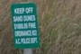 Keep off Sand Dunes