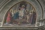Christ above the entrance