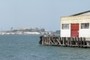 Fort Mason pier and Alcatraz