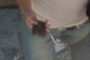 a girl with an Iphone 4?