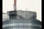 a guy on the top of the Intershop-tower