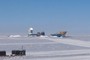 South Pole Telescope (left) and MAPO (right)