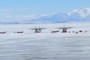 Hercs out at the end of the Ice Runway