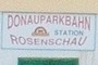 Donaupark train station "Rosenschau"
