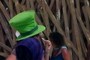 green hat