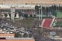 Pista de atletismo y torre de escalada.