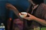 Bowl and hand
