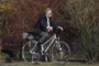 Lady on bike